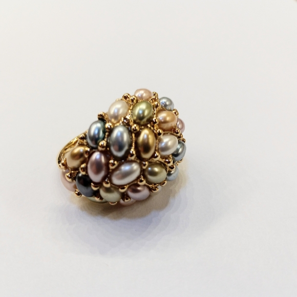 Kenneth Jay Lane Vintage Ring Size 7 - Picture 2 of 5
